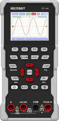 VOLTCRAFT VC-44 Hand-Multimeter und 1 Kanal Oszilloskop digital CAT III 1000V Anzeige (Counts): 20000
