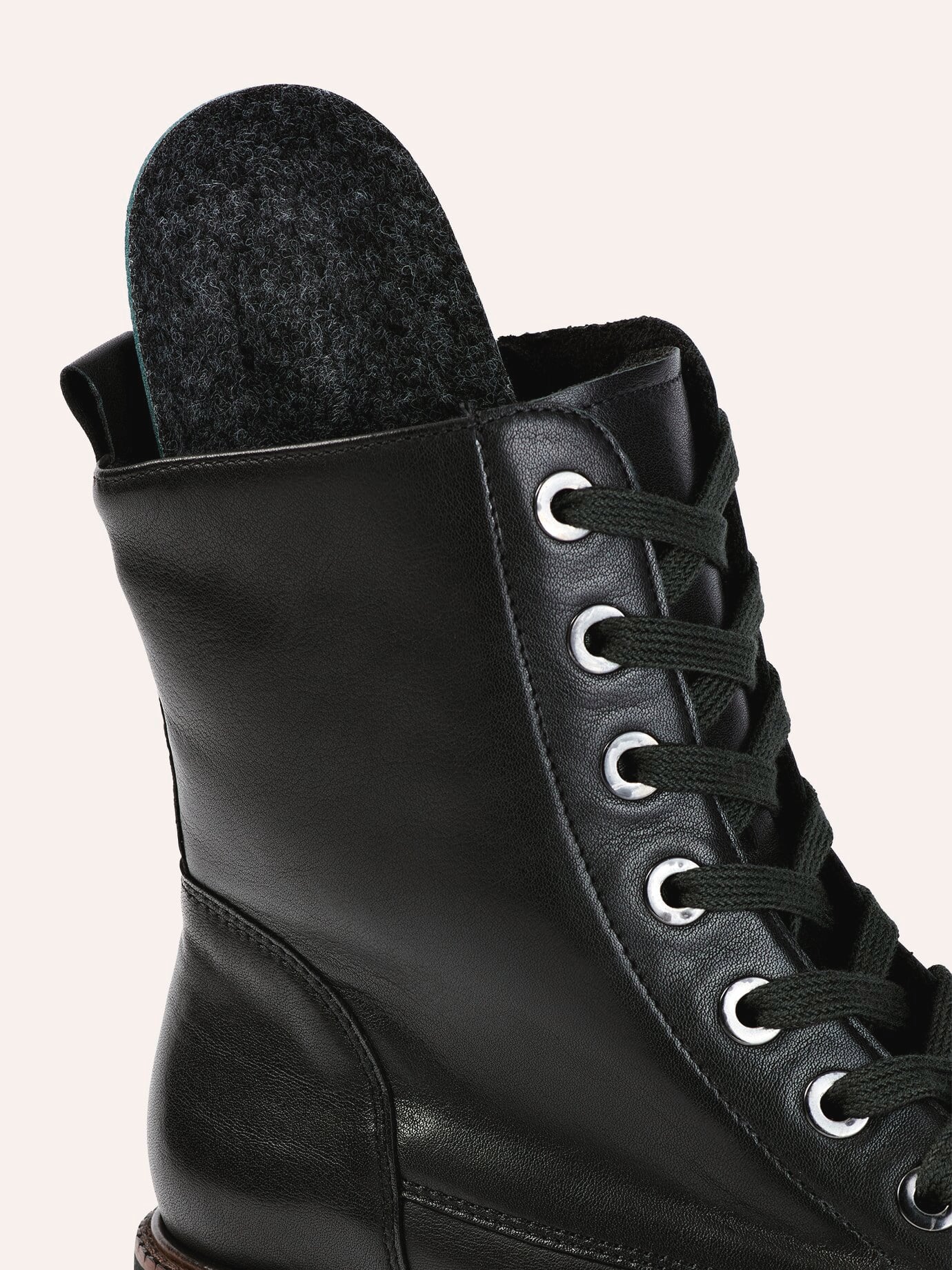 Walbusch Soft Stiefel, noch offen: Größenlauf, Farbe Schwarz, 40, hergestellt in Europa weiches Leder Damen