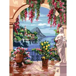 Ravensburger Beschäftigung - CreArt, Malen nach Zahlen Adults Premium - Lago Maggiore