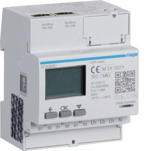 Hager ECA302C Energiezähler digital 1St.