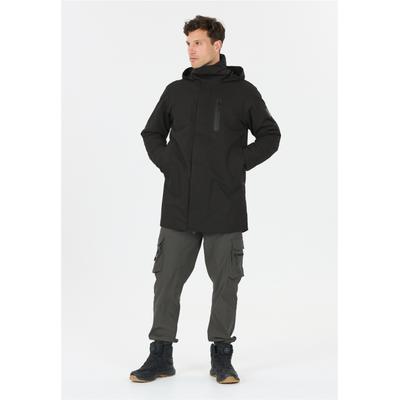 Parka WHISTLER "Nomad", Herren, Gr. XXL, schwarz, 100% Polyester, unifarben, normal, hoch geschlossener Ausschnitt, Jacken Parka, mit wasserabweisender Ausstattung
