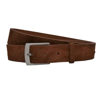 Ledergürtel ANNAMATONI "AnnaMatoni Herren Ledergürtel Zeitloses Design Gürtel 3,5cm", Herren, Gr. TW105 - 120cm Gesamtlänge, braun 650, 100% Leder, Gürtel Ledergürtel
