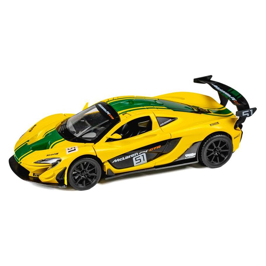 Toymax McLaren P1 GTR 1:24 die-cast, yellow (471378)