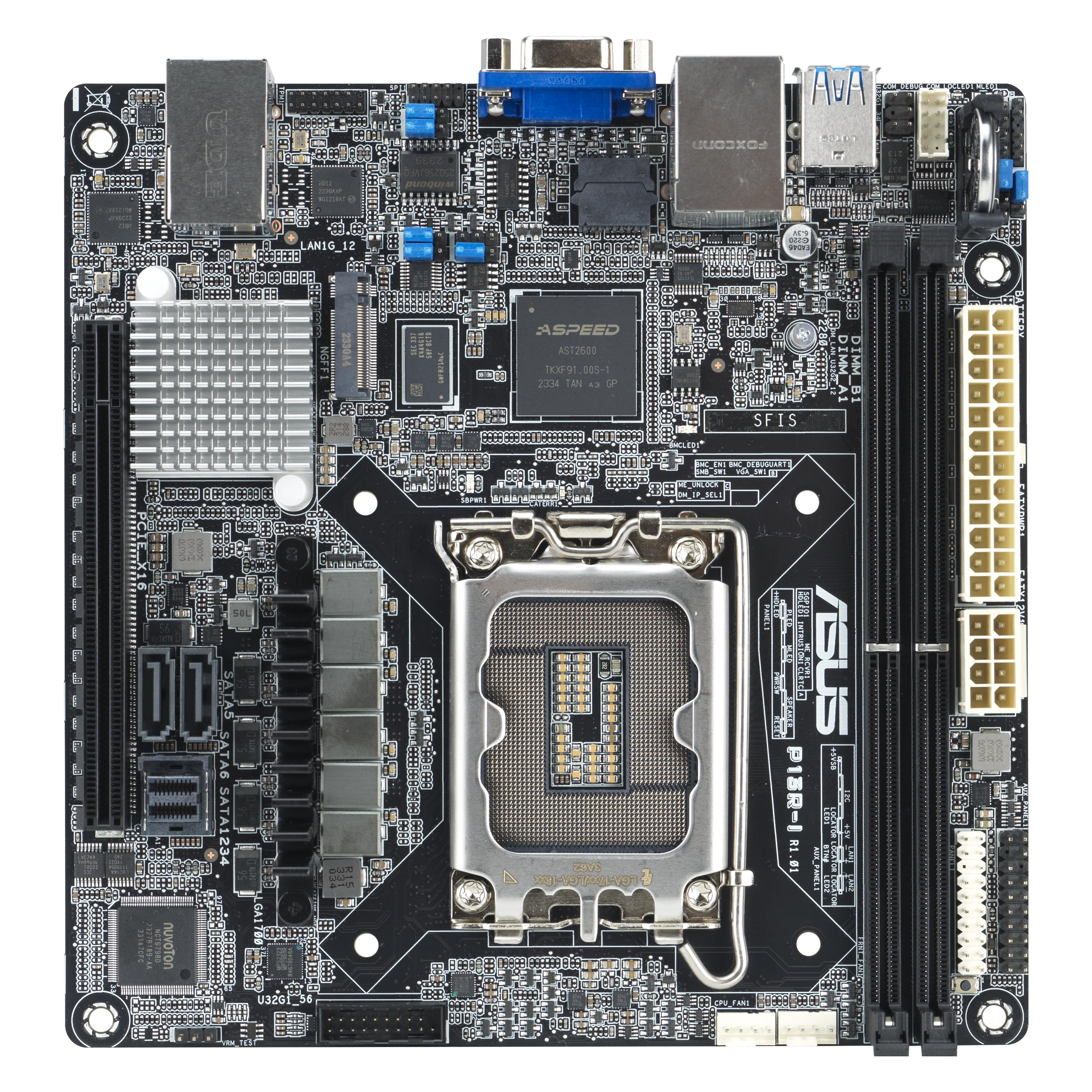 ASUS MBS Intel 1700 P13R-I C262 (LGA 1700, Mini-ITX) (90SB0CR0-M0UAY0)