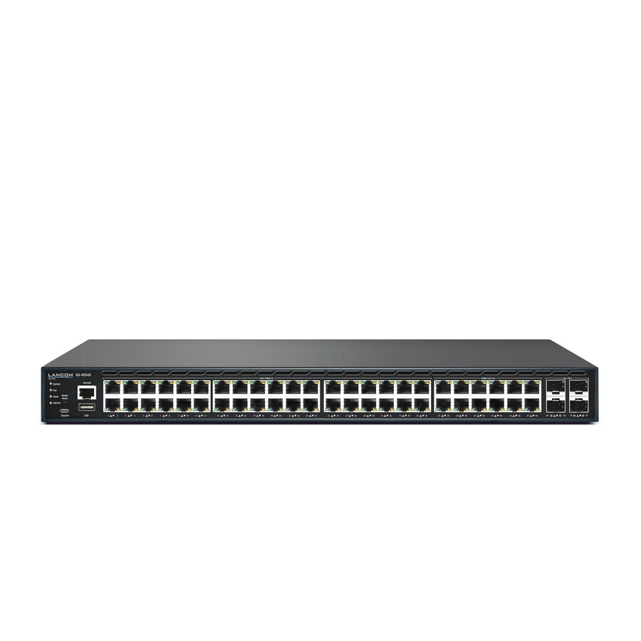 LANCOM GS-4554X, Managed, L3, 2.5G Ethernet (100/1000/2500), Rack-Einbau, 1U