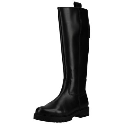 Stiefel GABOR "Gabor Stiefel Leder", Damen, Gr. 37, Textil, schwarz, Leder, Schuhe Stiefel