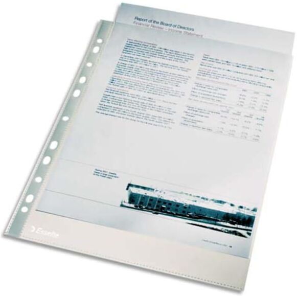 Ficka PP A4 0,04 glasklar 100/fp