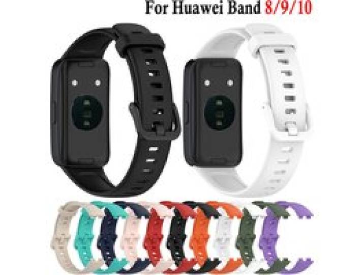 Bandje voor Huawei Band 8 9 10 Armband Accessoires Smartwatch Vervangende horlogeband Siliconen armband Huawei Band 8 9 10 Correas