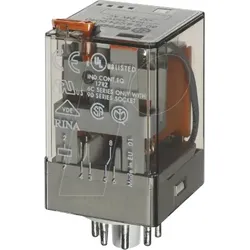 FIN 60.12.8 12V - Industrierelais, 2 10-A Kontakte, 8 polig, 12 V AC