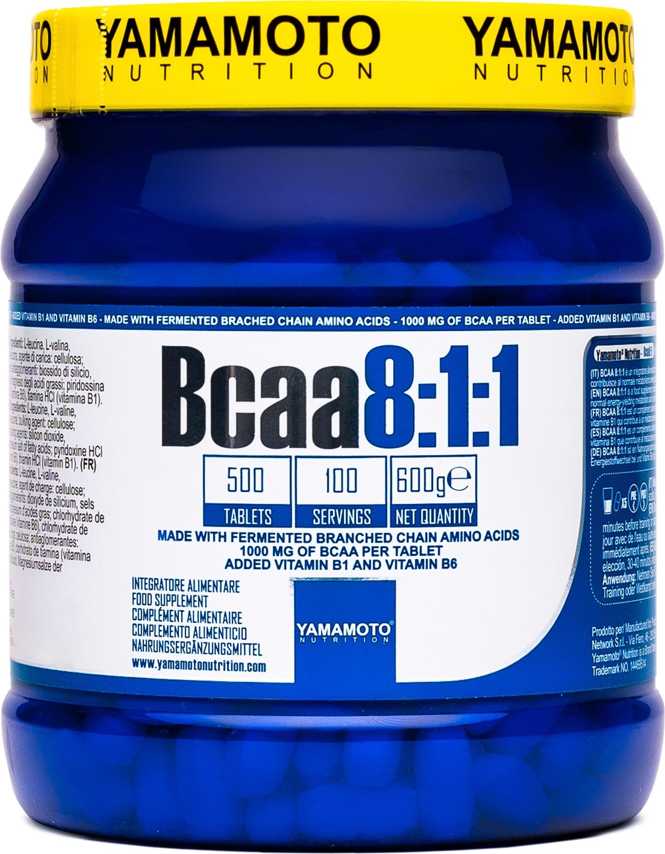YAMAMOTO NUTRITION Bcaa 8:1:1 500 Compresse 