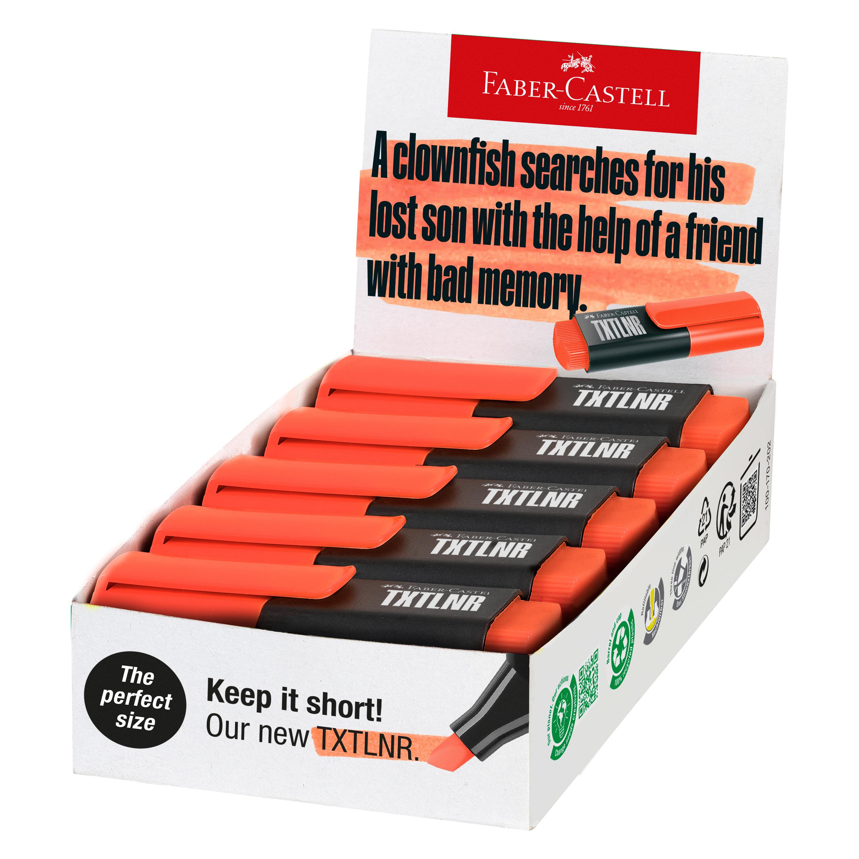 Faber-Castell Textmarker TXTLNR SF orange 10 Stück (1x) (154215)