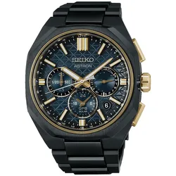 Seiko Astron GPS Solar Dual Time Chronograph Limited Edition Petrol Herrenuhr HAB009J1