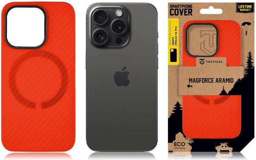 Tactical MagForce Aramid Bloody Mary Limited Edition hoesje voor de Apple iPhone 14 Pro