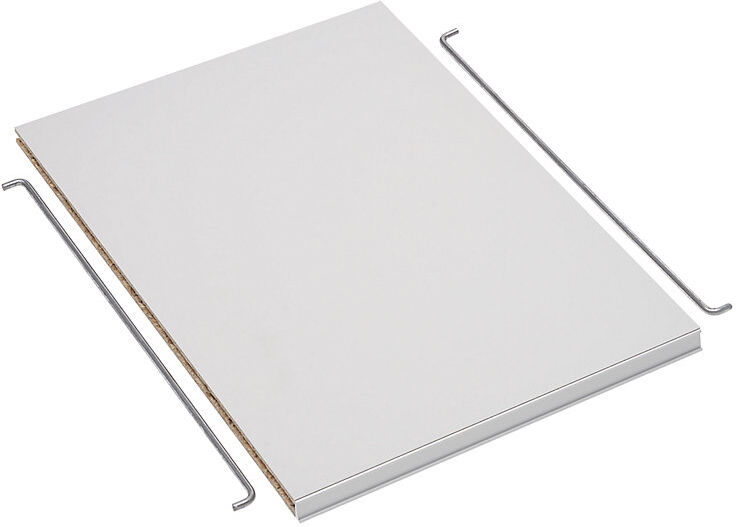 Sortierfachboden, VE 5 Stk, BxT 279 x 380 mm, lichtgrau RAL 7035 eurokraft pro
