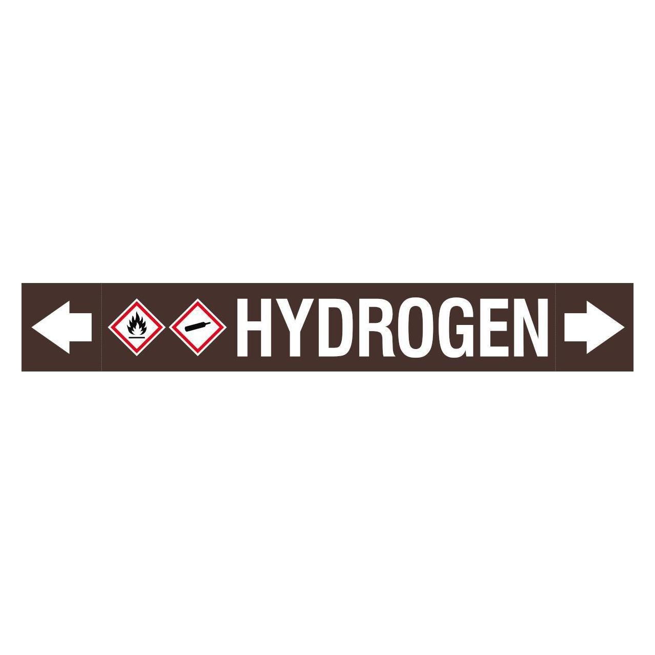 Brady ASME - Rohrmarkierer - Hydrogen (ASMEPM-100X690MM-HYDROGEN)