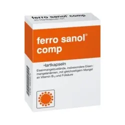 Ferro sanol comp 30mg/0,5mg/2,5?g 50 St Hartkapseln mit magensaftresistent überzogenen Pellets