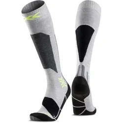 X-SOCKS Ski Discover OTC lange Skisocken G741 - rhino grey/canary 35-38