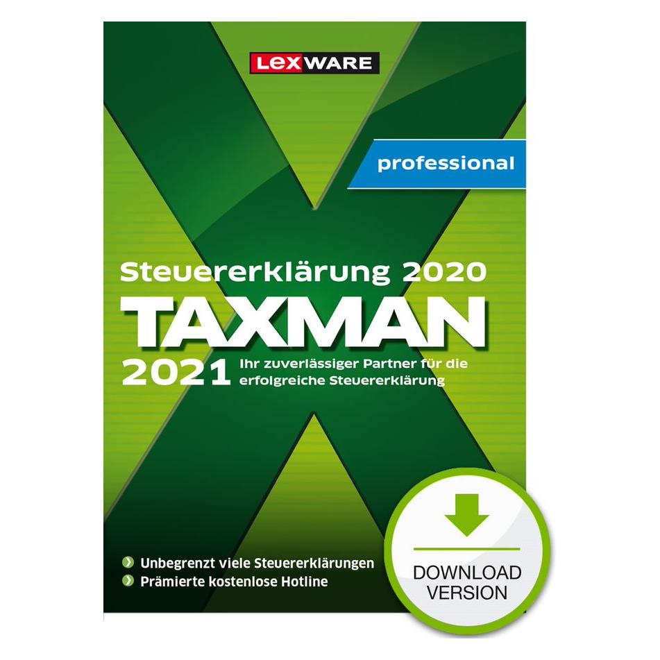 Lexware TAXMAN professional - Lizenz - 7 Installationen - Download - ESD - Win - Deutsch (7 User, unbegrenzt) (18832-2003)