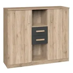 WIMEX Kommode Cariba Holzoptik Braun Eiche