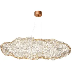 By Rydens, Pendelleuchte, Hängeleuchte Hayden LED L75cm gold LED 1360 Lumen 2700K warmweiss 4201250-6501 (1360 lm)