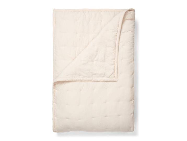 Tagesdecke ESSENZA Ruth , beige (cream), B:220cm L:265cm, Obermaterial: 70% Polyester Pol. recyc.. 30% Polyester PES., Tagesdecken, Tagesdecke