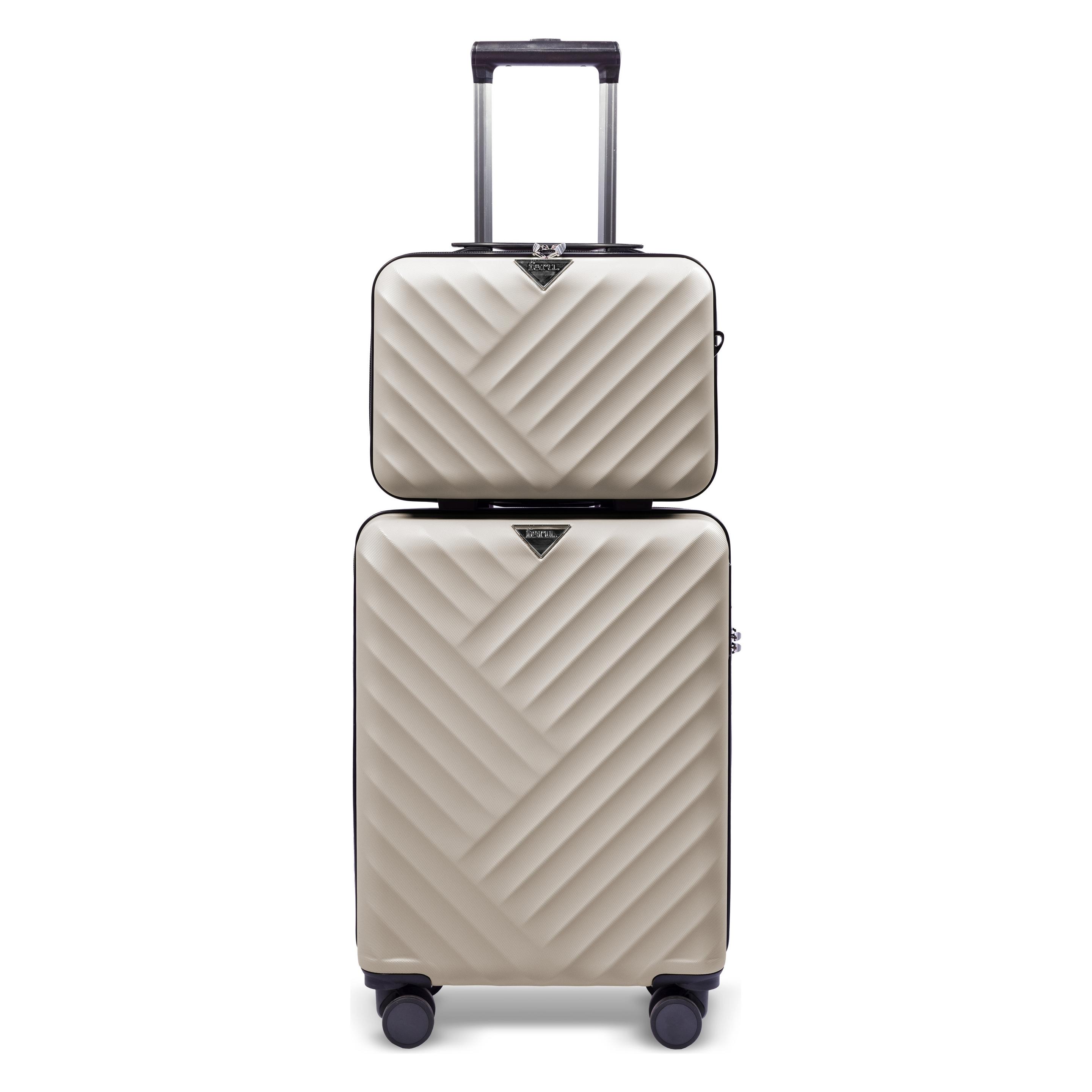 Feru Malibu 55 cm suitcase and small bag, khaki (46944692)