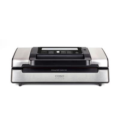 CASO Vakuumierer "1409 FastVAC500", silber (schwarz, silberfarben), B:40cm H:11cm T:21,5cm, Vakuumierer, mit 2 Folienrollen zum sofortigen Ausprobieren
