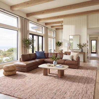 SAFAVIEH Handmade Abstract Lottie Modern Wool Rug