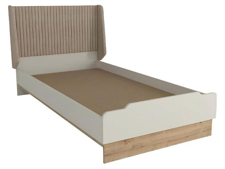 Xlmoebel Kinderbett Weißes Jugendbett im modernen Design für komfortablen Schlaf (Bett), Hergestellt in Europa