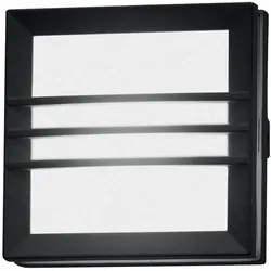 Elstead Lighting, Gartenbeleuchtung, Egil LED Aussen-Wandleuchte GX53 eckig gestreift Graphit IP54 (720 lm, GX53, IP54, IP55)