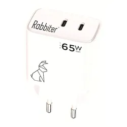 RABBITER Power 65W Fast Dual-Charger