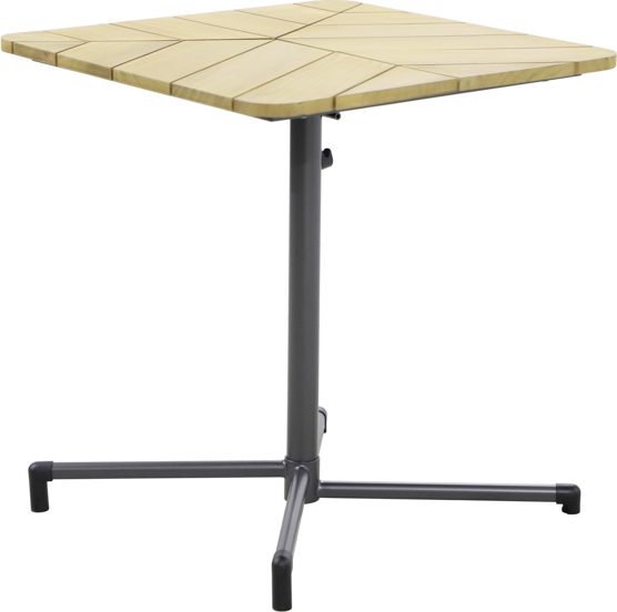 MWH Blomst Klapptisch Teak/Stahl eckig
