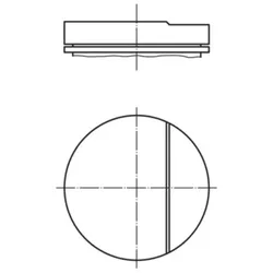 Kolben MAHLE 002 18 02 für Mercedes-Benz 123