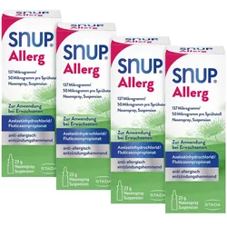 Snup Allergie Nasenspray Viererpack 4X23 g