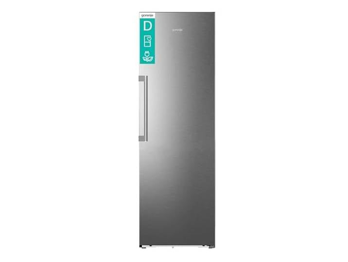 Gorenje RN618D6X6WF Kühlschrank, 372 Liter, SmartFit, 185cm Höhe, CrispZone mit Feuchteregler, Wifi, Flaschenhalter, Easy-open Griff, Inverter, BxHxT: 59,5×185,6×60 cm, Edelstahl