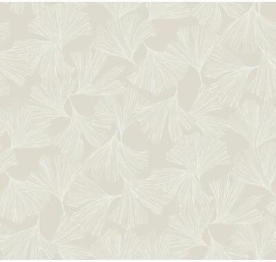 Antonina Vella Gingko Toss Cream Wallpaper