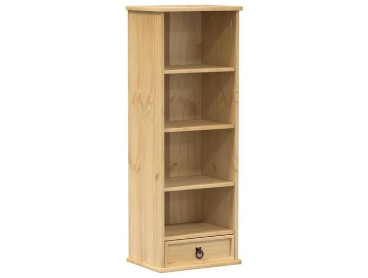 Meuble de rangement/Bibliothèque contemporain Armoire à CD Corona 40x30x110 cm bois de pin massif（9916074）ZKY