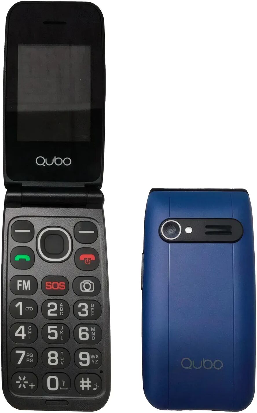 Qubo Senior Neonw-Bl 4G Azul / Móvil 2.4"