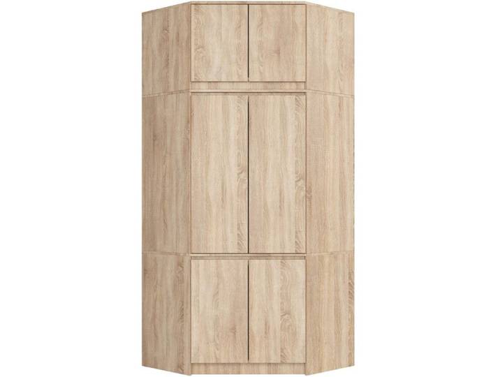 Armoire d'angle avec surmeuble AKORD S100 Chêne Sonoma 100 cm 6 portes 100x50x235 cm
