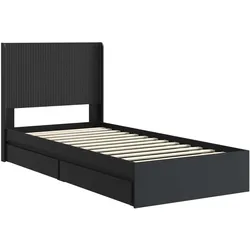 vidaXL, Bett, Bettrahmen (190 x 190 cm)