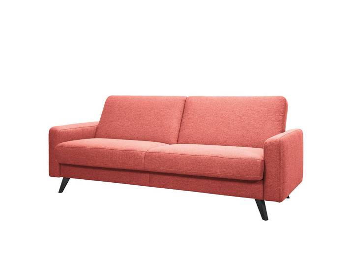 Schlafsofa Helper Pink/Koralle Webstoff Cavo 222 x 89 x 93cm Modern