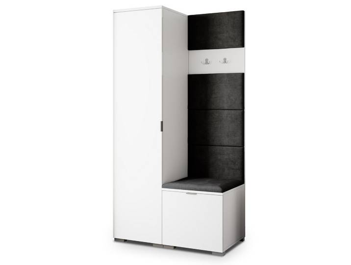 GARDEROBENSCHRANK LORI 95/181/51 cm Modern Weiß