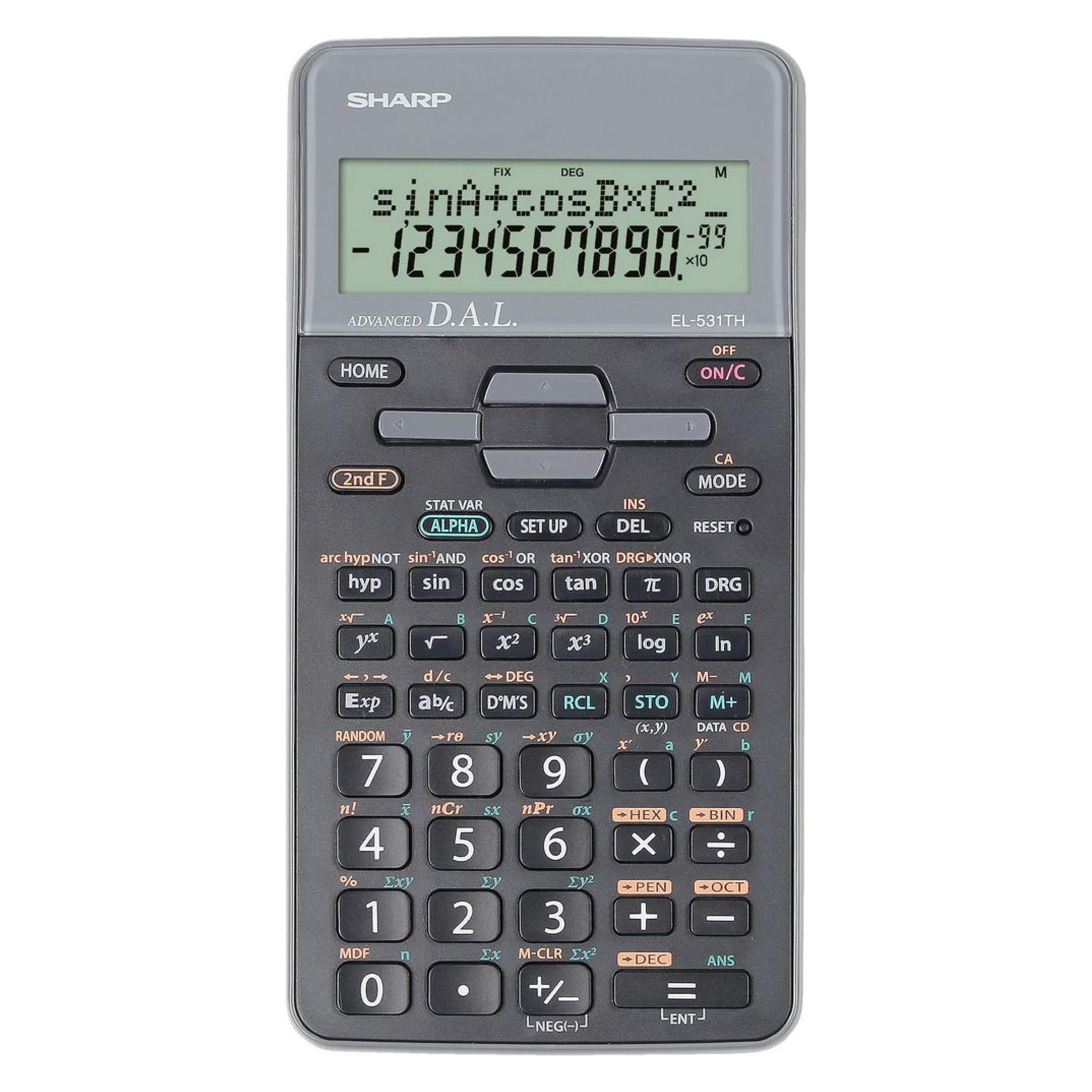 Sharp Taschenrechner EL531THBGY (SH-EL531THBGY) (Batteriebetrieb) (SH-EL531THBGY)