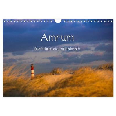 Amrum - Eine farbenfrohe Insellandschaft (Wandkalender 2027 DIN A4 quer), CALVENDO Monatskalender