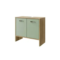 Waschbeckenunterschrank   ¦ grün ¦ Maße (cm): B: 60,6 H: 54,3