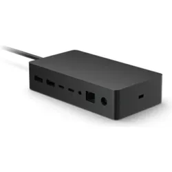 Microsoft Surface Dock 2 for business (Nordic) (Docking Port, 6 Ports), Dockingstation + USB Hub, Schwarz