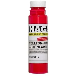 HAGA Vollton- und Abtönfarbe weinrot 16 - 250 ml Flasche
