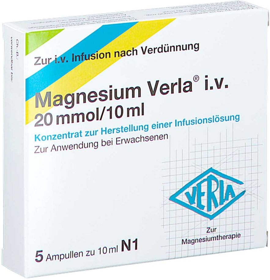 Magnesium-Verla Magnesium Verla i.v. 20 mmol/10 ml