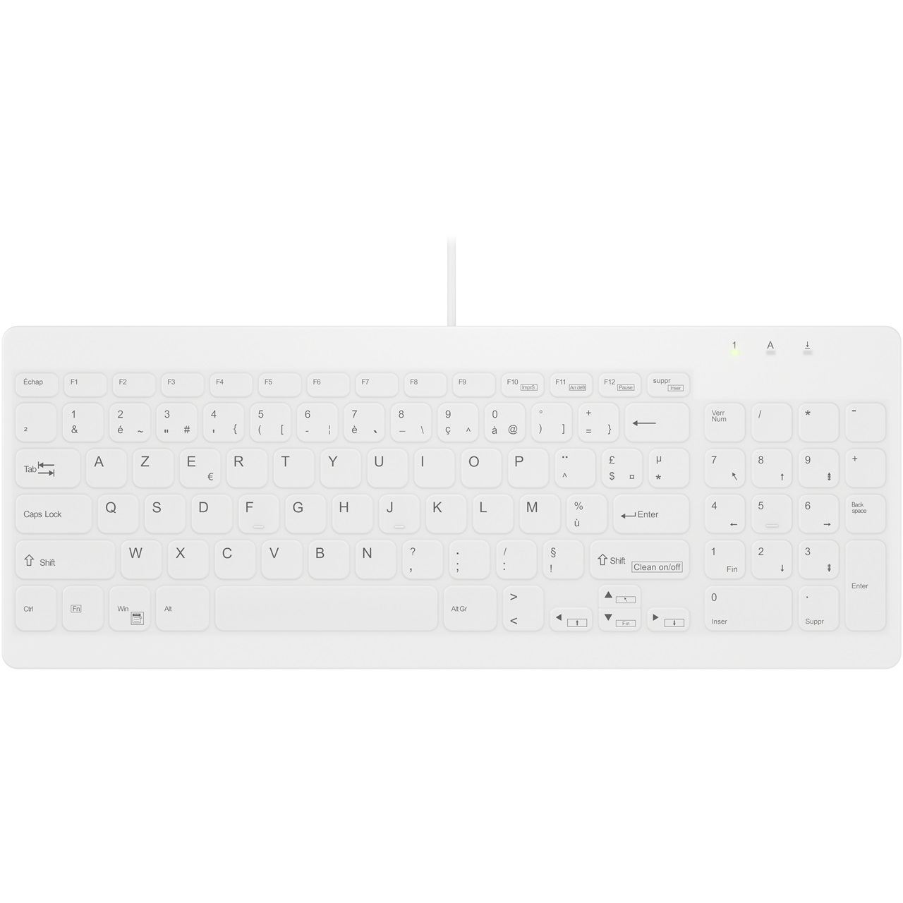 Contour ACTIVE KEY Hygiene Compact Ultraflat Keyboard with