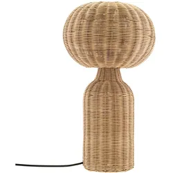 F&R, Tischlampe, Tischlampe Vinka D30 x 53,5 cm Naturrattan (E27)